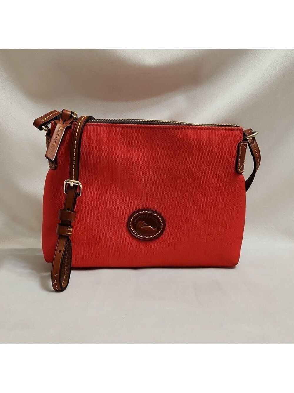 Dooney & Bourke Nylon Leather  Crossbody Bag